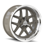 Ridler 610 20x8.5 / 5x127 BP / 0mm Offset / 83.82mm Hub Gloss Grey Polished Wheel