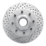 R1 06-12 Ford F-250 2WD (Super Duty) Front Left Drilled & Slotted Geo-Carbon Rotor