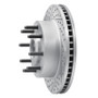 R1 06-12 Ford F-250 2WD (Super Duty) Front Left Drilled & Slotted Geo-Carbon Rotor