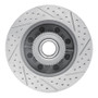 R1 06-12 Ford F-250 2WD (Super Duty) Front Left Drilled & Slotted Geo-Carbon Rotor