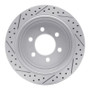 R1 07-17 Ford Expedition Rear Right Drilled & Slotted Geo-Carbon Rotor
