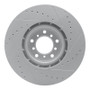 R1 00-03 BMW M5 Right Front Drilled & Slotted Geo-Carbon Rotor