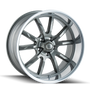 Ridler 650 20x8.5 / 5x127 BP / 0mm Offset / 83.82mm Hub Gloss Grey Polished Wheel