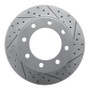 R1 05-12 Ford F-250 2WD (Super Duty) Rear Right Drilled & Slotted Geo-Carbon Rotor