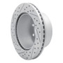 R1 05-12 Ford F-250 2WD (Super Duty) Rear Right Drilled & Slotted Geo-Carbon Rotor