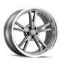 Ridler 606 20x8.5 / 5x127 BP / 0mm Offset / 83.82mm Hub Gloss Grey Machined Wheel