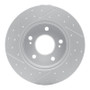 R1 94-04 Infiniti I35 Rear Right Drilled & Slotted Geo-Carbon Rotor