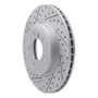 R1 01-08 BMW 330Xi Front Left Drilled & Slotted Geo-Carbon Rotor