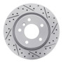 R1 99-06 BMW 325I (USA/Canada) Rear Right Drilled & Slotted Geo-Carbon Rotor