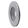 R1 99-08 BMW Z4 Front Left Drilled & Slotted Geo-Carbon Rotor
