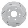 R1 97-06 Acura Integra Rear Right Drilled & Slotted Geo-Carbon Rotor
