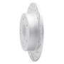 R1 97-06 Acura Integra Rear Right Drilled & Slotted Geo-Carbon Rotor