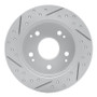 R1 97-06 Acura Integra Rear Right Drilled & Slotted Geo-Carbon Rotor