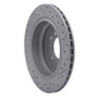 R1 96-03 BMW 525I (USA/Canada) Rear Left Drilled & Slotted Geo-Carbon Rotor