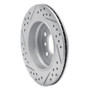 R1 96-05 BMW 323I Rear Right Drilled & Slotted Geo-Carbon Rotor