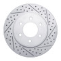 R1 04-08 Ford F-150 4WD Front Right Drilled & Slotted Geo-Carbon Rotor