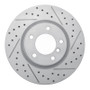 R1 95-02 BMW M3 Left Front Drilled & Slotted Geo-Carbon Rotor