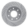 R1 04-08 Ford F-150 Rwd Front Right Drilled & Slotted Geo-Carbon Rotor