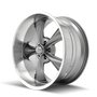 Ridler 695 22x9 / 5x127 BP / 0mm Offset / 83.82mm Hub Gloss Grey Machined Wheel
