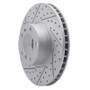 R1 91-01 BMW 540I Front Left Drilled & Slotted Geo-Carbon Rotor