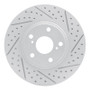 R1 99-07 Lexus Rx300 Front Right Drilled & Slotted Geo-Carbon Rotor