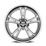 Ridler 606 20x10 / 5x120.65 BP / 0mm Offset / 83.82mm Hub Chrome Wheel