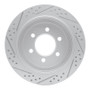 R1 02-06 Ford Expedition Rear Right Drilled & Slotted Geo-Carbon Rotor