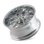 Ridler 650 18x9.5 / 5x127 BP / 0mm Offset / 83.82mm Hub Chrome Wheel