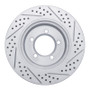 R1 02-05 Ford Explorer Front Left Drilled & Slotted Geo-Carbon Rotor