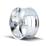 Ridler 695 18x9.5 / 5x127 BP / 6mm Offset / 83.82mm Hub Chrome Wheel