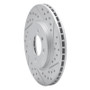 R1 84-91 BMW 325E Front Right Drilled & Slotted Geo-Carbon Rotor