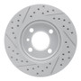 R1 84-91 BMW 325E Front Right Drilled & Slotted Geo-Carbon Rotor
