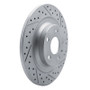 R1 19-25 Volvo Xc40 Rear Right Drilled & Slotted Geo-Carbon Rotor