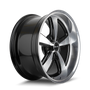 Ridler 652 20x10 / 5x139.7 BP / 0mm Offset / 108.1mm Hub Gls Blk w/ Diamond Cut Face & Lip Wheel