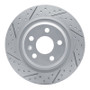 R1 19-25 Volvo Xc40 Rear Left Drilled & Slotted Geo-Carbon Rotor