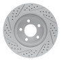 R1 01-11 Ford Explorer Sport Front Right Drilled & Slotted Geo-Carbon Rotor