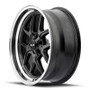 Ridler 610 20x10 / 5x127 BP / 0mm Offset / 83.82mm Hub Matte Black Polished Wheel