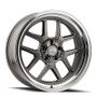 Ridler 610 20x10 / 5x127 BP / 0mm Offset / 83.82mm Hub Gloss Grey Polished Wheel