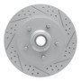 R1 99-04 Ford Expedition Front Right Drilled & Slotted Geo-Carbon Rotor