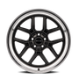 Ridler 610 20x10 / 5x120.65 BP / 0mm Offset / 83.82mm Hub Matte Black Polished Wheel