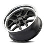 Ridler 610 20x10 / 5x120.65 BP / 0mm Offset / 83.82mm Hub Matte Black Polished Wheel