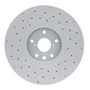 R1 06-20 Lexus Is200T Right Front Drilled & Slotted Geo-Carbon Rotor