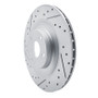 R1 16-26 Polestar Polestar 2 Rear Left Drilled & Slotted Geo-Carbon Rotor