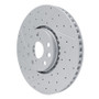 R1 06-20 Lexus Gs350 Left Front Drilled & Slotted Geo-Carbon Rotor