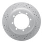 R1 99-07 Ford E-350 Club Wagon Rear Left Drilled & Slotted Geo-Carbon Rotor