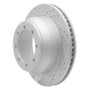 R1 99-07 Ford E-350 Club Wagon Rear Left Drilled & Slotted Geo-Carbon Rotor