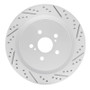 R1 16-22 Lexus Rx350 Rear Right Drilled & Slotted Geo-Carbon Rotor