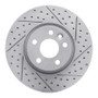 R1 07-18 Land Rover Range Rover Evoque Front Right Drilled & Slotted Geo-Carbon Rotor
