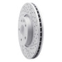 R1 07-18 Land Rover Range Rover Evoque Front Right Drilled & Slotted Geo-Carbon Rotor