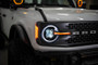 DV8 Offroad 2021-2025 Ford Bronco Black Headlights